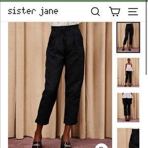 Sister Jane Crème Quilt Peg Trousers